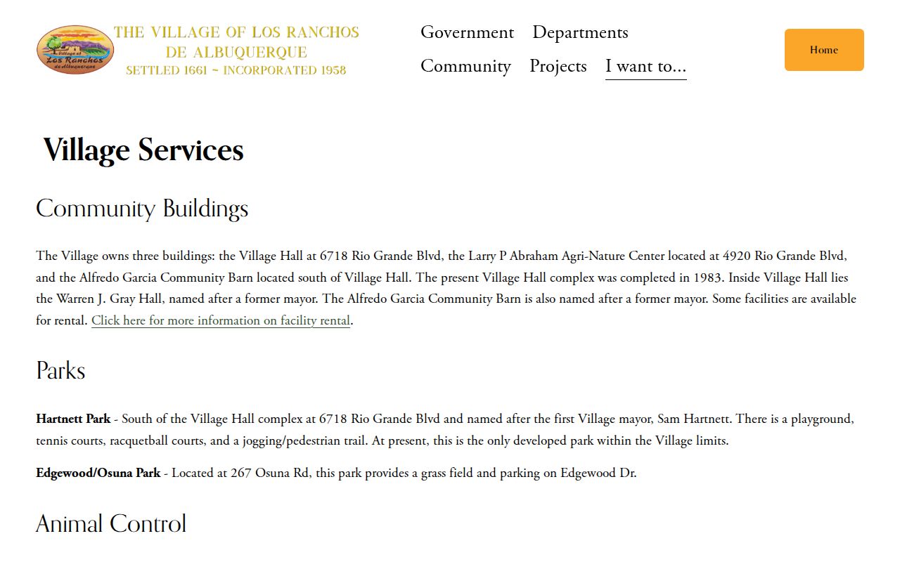 Los Ranchos de Albuquerque official sheriff law-enforcement service information
