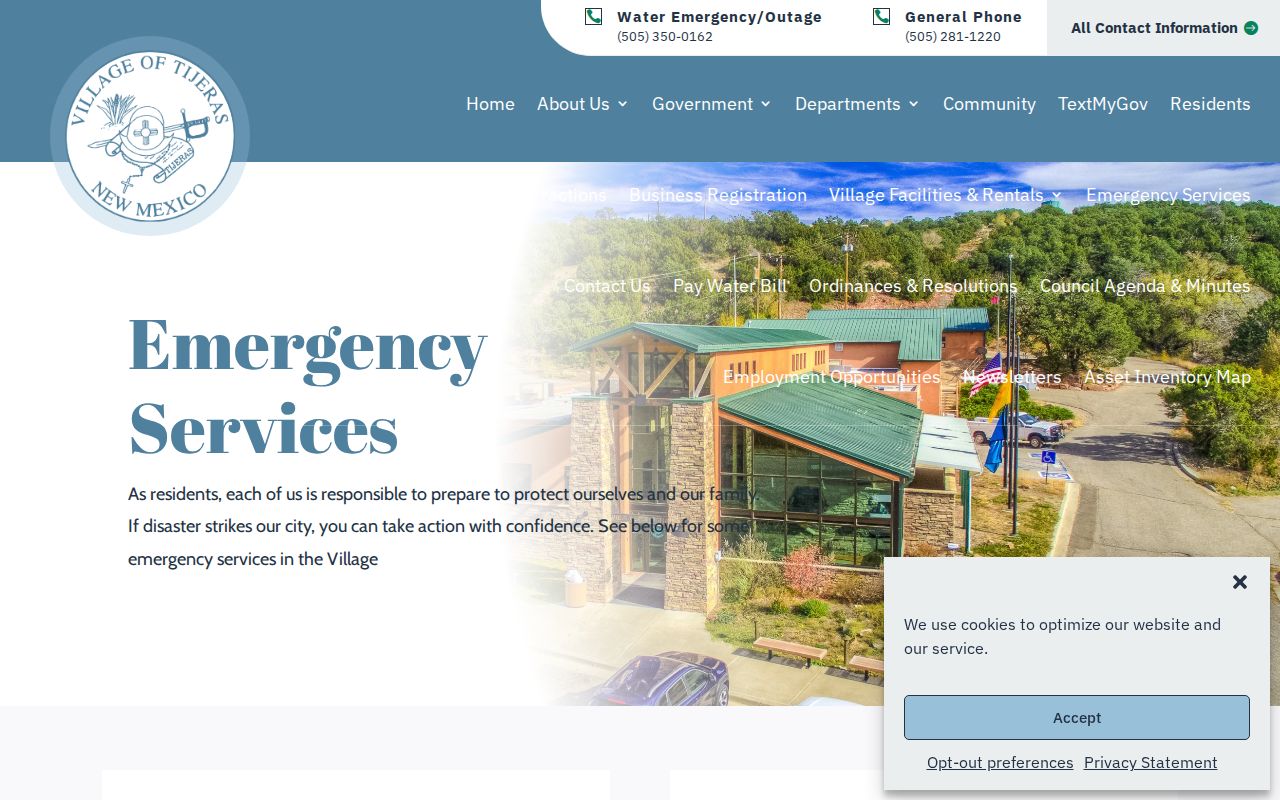 Tijeras official sheriff contact and emergency services records information